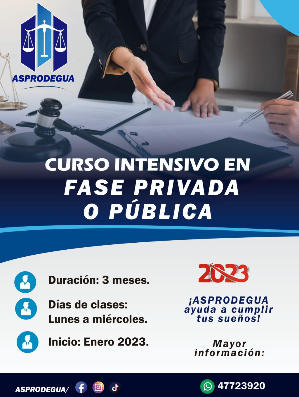 CURSO INTENSIVO DE 3 MESES FASE PRIVADA– ENTRE&nbsp;SEMANA