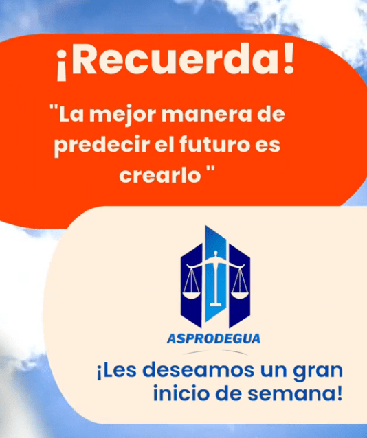 ¡Nuestro equipo les desea una semana&nbsp;exitosa!