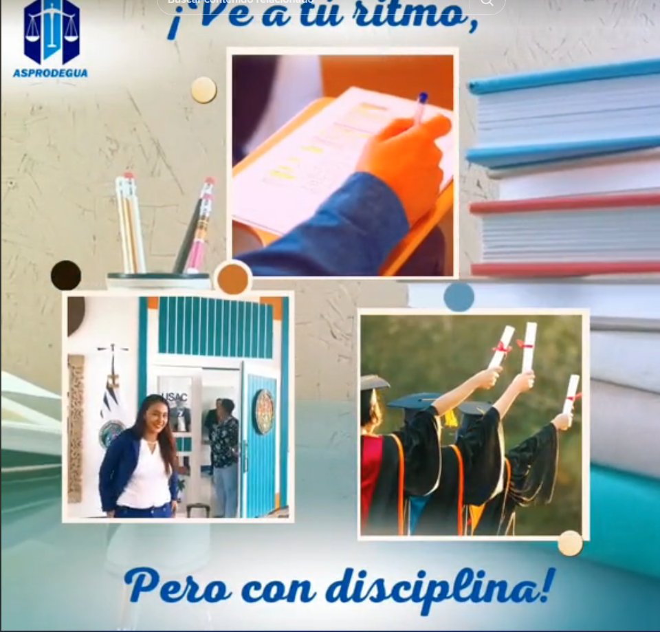 ¡Ve a tu ritmo, pero con disciplina!