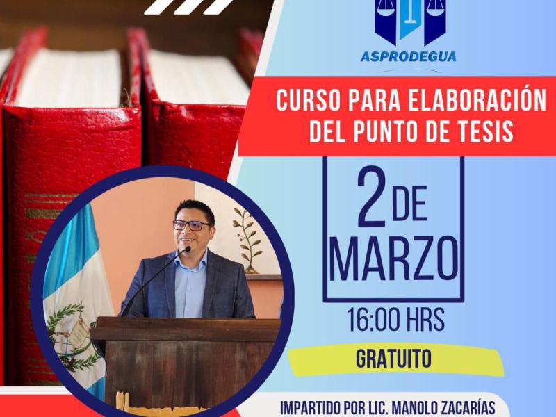 Curso Inducción para la Elaboración del Punto de&nbsp;Tesis