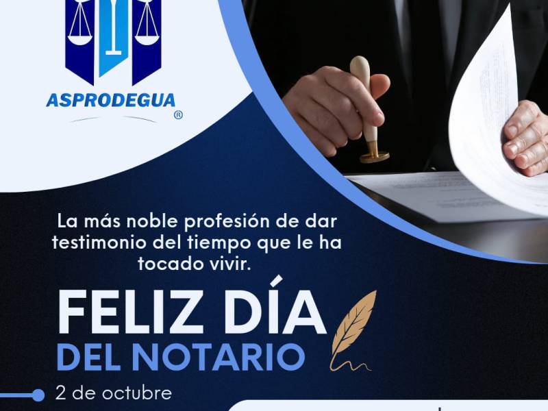 ¡Feliz día estimados&nbsp;Notarios!